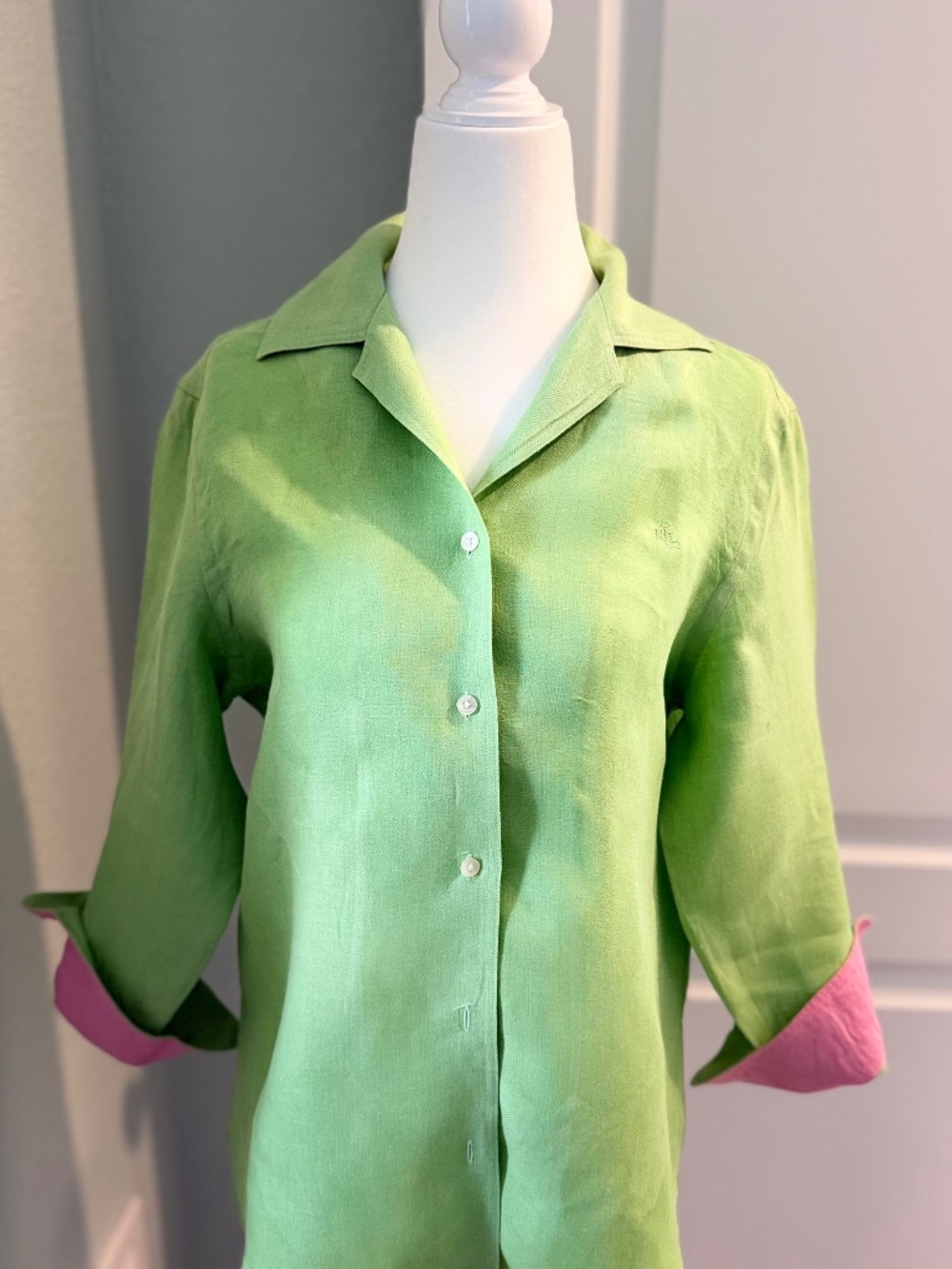 Lauren Ralph Lauren Linen Botton Down Shirt